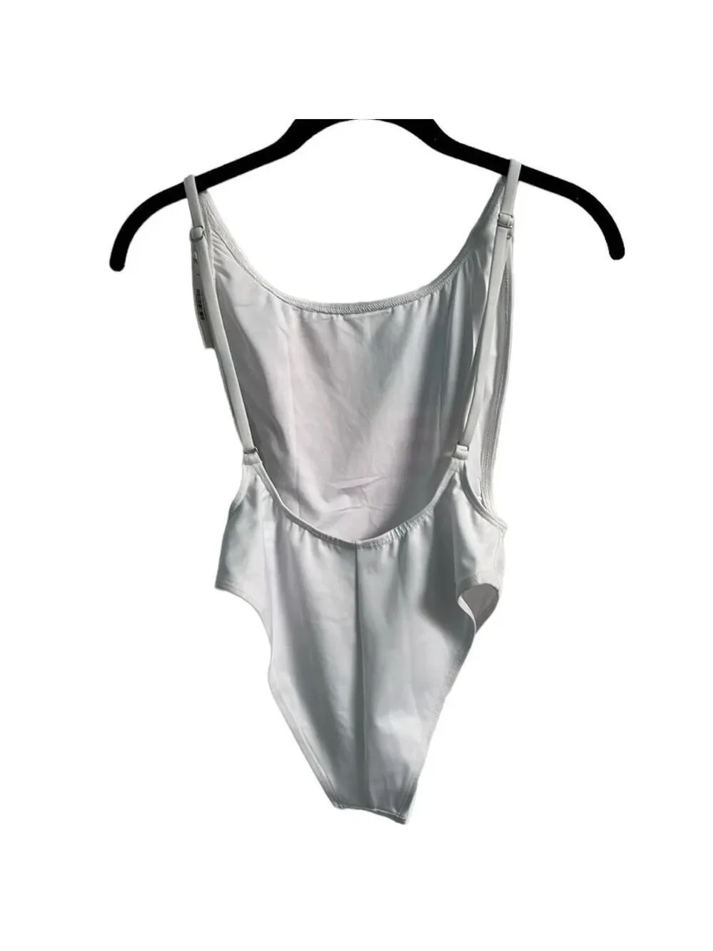 YMI US Flag Heart One Piece Swimsuit Bright White Size Small NWT